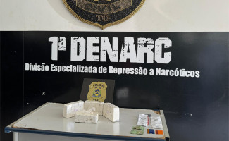 Operação Protetor: Homem é preso pela Polícia Civil ao desembarcar na rodoviária de Palmas com 4kg de cocaína pura avaliada em R$ 200 mil