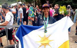 Com o apoio do Governo do Tocantins, atleta de Palmas é vice-campeã brasileira de downhill