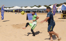 No aniversário de Araguacema, Governo do Tocantins movimenta a Praia da Gaivota com o projeto "Esporte Verão" 