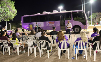 Operação Shamar: Segurança Pública leva ação educativa de conscientização sobre violência doméstica contra a mulher no Parque Cesamar