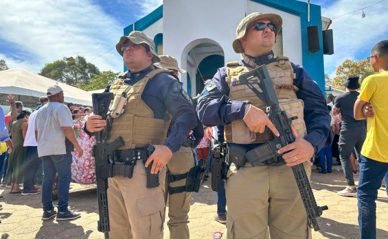 Polícia Militar do Tocantins reforça segurança de fiéis com a 