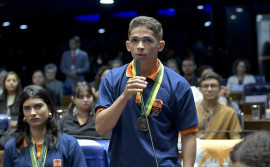 Estudante da rede estadual representa o Tocantins no programa Jovem Senador 2024, em Brasília 
