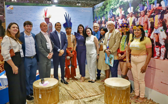 Governador Wanderlei Barbosa exalta potencial turístico do Tocantins durante visita ao Salão do Turismo no Rio de Janeiro 