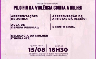 Polícia Civil promove 2ª Caminhada Agosto Lilás nesta quinta-feira, 15, em Araguaína