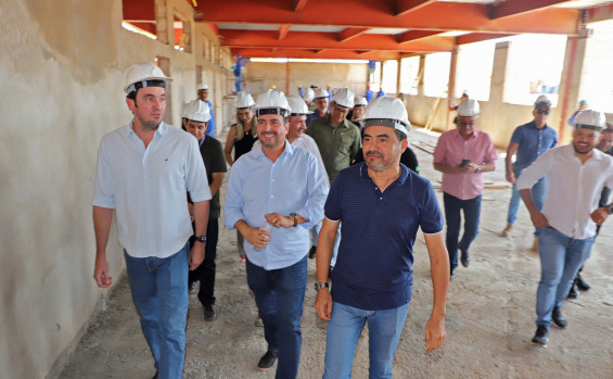 Governador Wanderlei Barbosa realiza visita técnica às obras do Câmpus Dianópolis da Unitins, que chegam a mais de 50% de conclusão 