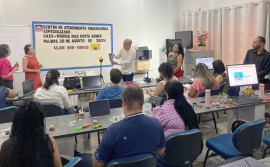 Seduc realiza oficina inclusiva de artes digitais e impressão 3D para professores do Centro de Atendimento Educacional Especializado