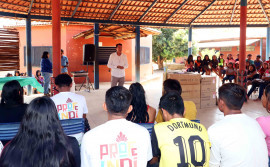 Secretaria dos Povos Originários e Tradicionais participa de instalação de biodigestor em escola indígena de Tocantínia 
