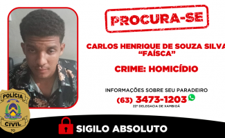 Polícia Civil do Tocantins procura suspeitos de homicídio em Xambioá