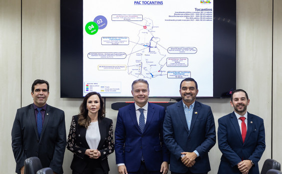 Governador Wanderlei Barbosa articula projetos de infraestrutura rodoviária com o ministro dos Transportes 