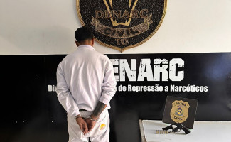 Homem investigado por tráfico de drogas é preso pela Polícia Civil por porte ilegal de arma de fogo em Palmas 

