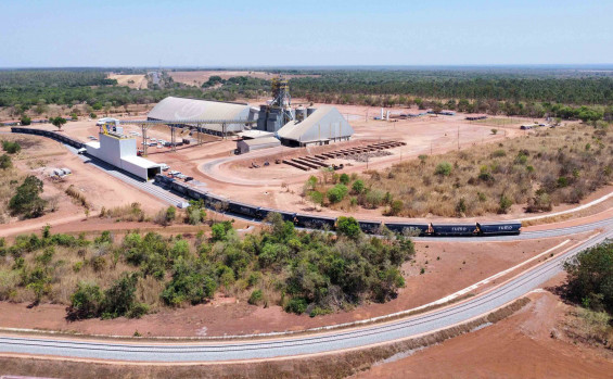 Em Alvorada, governador Wanderlei Barbosa e ministro Renan Filho inauguram terminal rodoferroviário, com capacidade para movimentar 1,5 milhão de toneladas de grãos por ano 