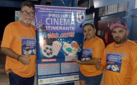 Com apoio do Governo do Tocantins, projeto leva cinema itinerante à população de Babaçulândia