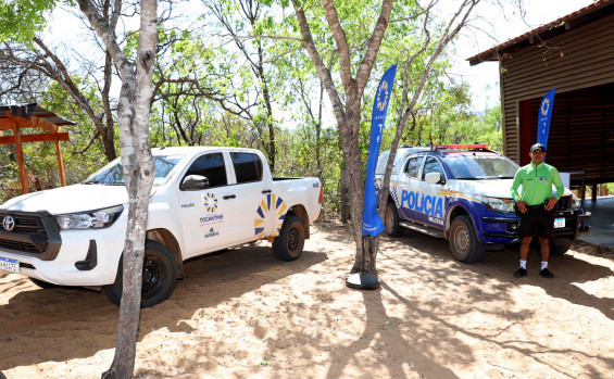 No Jalapão, Governador Wanderlei Barbosa lança Patrulha do Turismo e entrega veículos para reforçar segurança e combate às queimadas