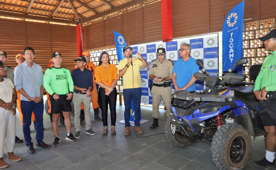 No Jalapão, Governador Wanderlei Barbosa lança Patrulha do Turismo e entrega veículos para reforçar segurança e combate às queimadas