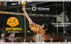 Com o apoio do Governo do Tocantins, Araguaína recebe etapa do Circuito Tocantinense de Futevôlei nesta sexta-feira, 20
