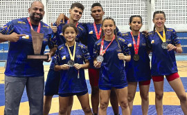 Com apoio do Governo do Tocantins, equipe feminina do wrestling conquista troféu de 3ª melhor da modalidade nos Jogos Escolares Brasileiros
