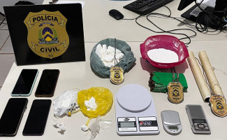 Em Palmas, Polícia Civil prende homem por tráfico e desarticula mini laboratório de processamento de entorpecentes