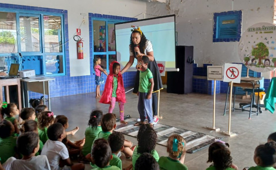 Governo do Estado realiza atividades lúdicas sobre segurança no trânsito com mais de 900 estudantes tocantinenses 