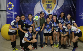 Governo do Tocantins premia os campeões do futsal e voleibol da regional de Palmas dos Jogos dos Servidores