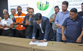 Governo do Tocantins assina Ordem de Serviço para instalação de 20 novas Plataformas de Coleta de Dados