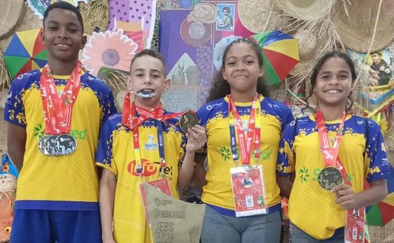 Com apoio do Governo do Tocantins, estudantes-atletas tocantinenses conquistam 27 medalhas nos Jogos Escolares Brasileiros