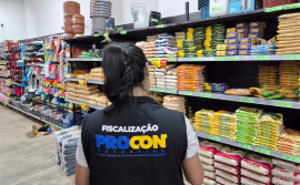 Procon Tocantins encontra variação de até 180% nos preços dos produtos da cesta básica em estabelecimentos comerciais de Paraíso do Tocantins