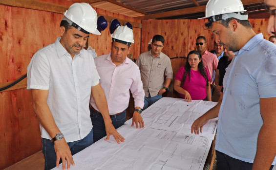 Governador Wanderlei Barbosa anuncia ampliação das obras na escola estadual do Jardim Taquari