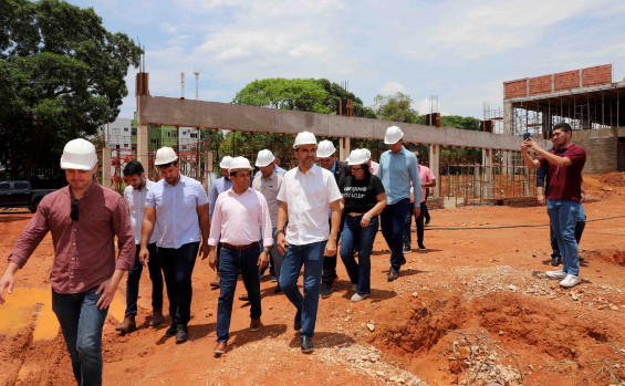 Governador Wanderlei Barbosa anuncia ampliação das obras na escola estadual do Jardim Taquari