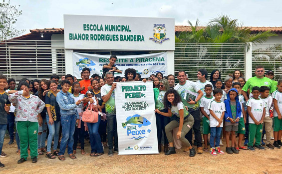 Com foco na conscientização sobre a importância da Piracema, Naturatins lança Projeto Peixe + em São Miguel do Tocantins