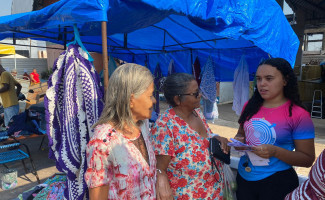UNACON de Araguaína realiza panfletagem na Feira Municipal