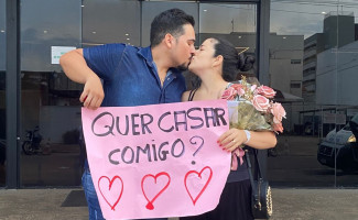 Hospital e Maternidade Dona Regina Siqueira Campos é cenário de pedido de casamento