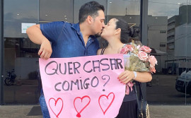 Hospital e Maternidade Dona Regina Siqueira Campos é cenário de pedido de casamento