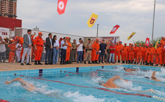 Governador Wanderlei Barbosa inaugura Centro de Treinamento Aquático do Corpo de Bombeiros e entrega veículos para a corporação 