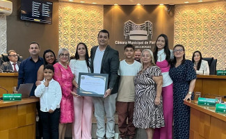 Diretor do Hospital Regional de Paraíso recebe Moção de Aplausos da Câmara Municipal 
 
