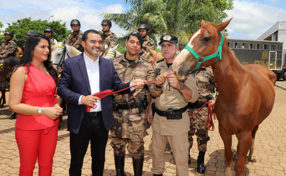 Governador Wanderlei Barbosa inaugura Centro de Equoterapia da Polícia Militar em Palmas