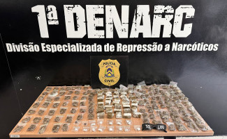 Operação Delivery: Em Palmas, Polícia Civil prende traficante e apreende 1,5 kg de substâncias entorpecentes 
