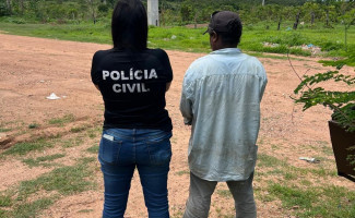 Em Dianópolis, Polícia Civil prende foragido do Distrito Federal que é investigado por estuprar as próprias filhas

