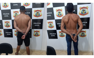 Em Goianorte, Polícia Civil prende dois homens em flagrante por roubo e agressão a idoso