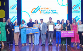 Governo do Tocantins premia projetos inovadores e avanços nos índices educacionais com os prêmios Escola que Transforma e Ideb Mais Tocantins