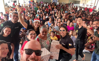 Em Araguatins, 800 crianças são beneficiadas em ação solidária realizada pelas Delegacias da Polícia Civil e Fiscal