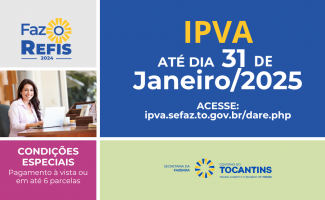 Refis 2024 para o IPVA vai até o dia 31 de janeiro de 2025