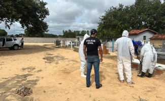 Em Divinópolis, Polícia Civil realiza exumação para obter provas em investigação de homicídio 
