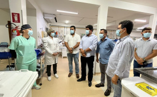 Secretários da Saúde visitam Hospital Regional de Gurupi e vistoriam obras do HGG