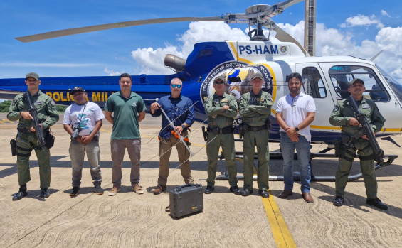 Governo do Tocantins realiza primeiro monitoramento aéreo de arraias-maçã nos rios Tocantins e Araguaia 