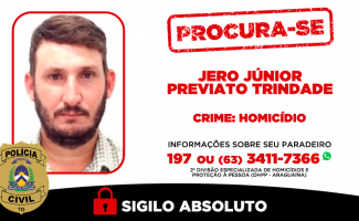 Polícia Civil esclarece homicídio ocorrido em Aragominas e segue à procura do autor que se encontra foragido