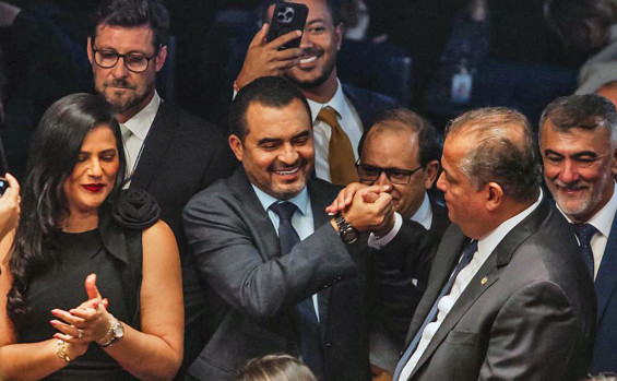 Governador Wanderlei Barbosa prestigia posse da nova Mesa Diretora do Senado Federal, em Brasília 