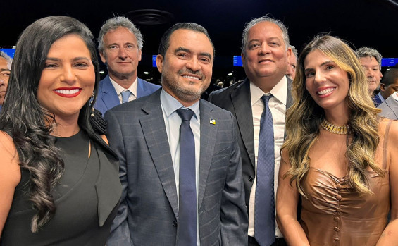 Governador Wanderlei Barbosa prestigia posse da nova Mesa Diretora do Senado Federal, em Brasília 