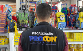 Procon Tocantins realiza Operação Volta às Aulas e apreende mais de 6 mil produtos
