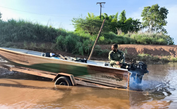 Naturatins reforça ações de fiscalização no estado e apreende mais de 2 mil metros de redes de pesca