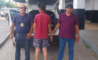 Em São Bento do Tocantins, Polícia Civil cumpre mandado de prisão de foragido da Justiça de Goiás
